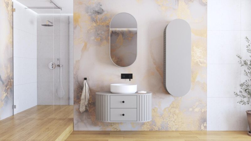 Peegelkapp VENEZIANO, kašmiir