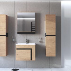 Valamukapp DOVANI 60, tamm / must