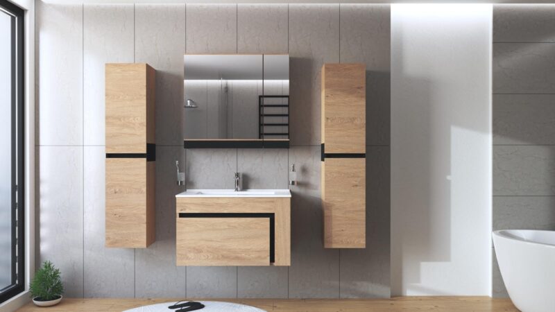 Valamukapp DUVINA SL, kuldne tamm / must