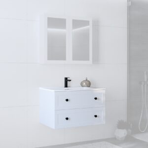 Valamukapp TORETINO 80, valge matt