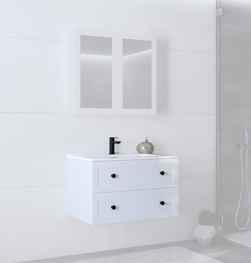 Valamukapp TORETINO 80, valge matt