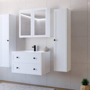 Valamukapp TORETINO 80, valge matt