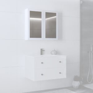 Peegelkapp TORETINO 80, valge