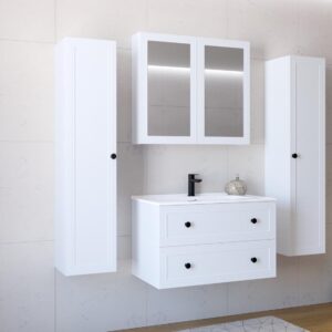 Peegelkapp TORETINO 80, valge