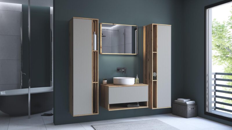 Seinakapp AVALONA SLD,  tamm / kasmiir matt