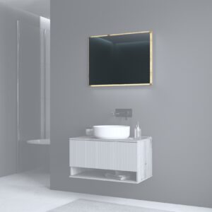 Peegel AVALONA L-80,  tamm