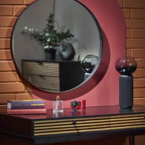 PATINA seinapeegel, must