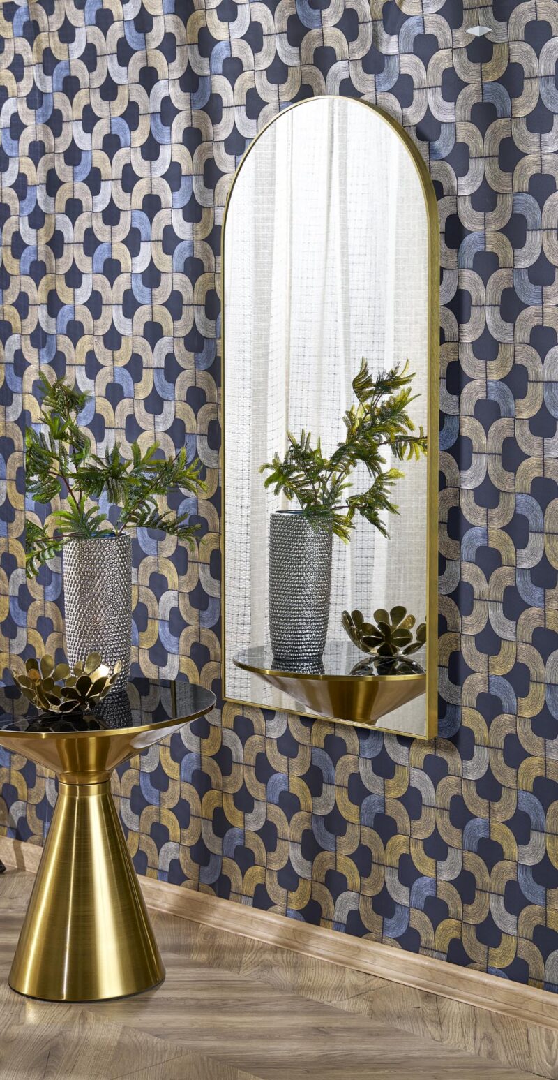 CURIO, seinapeegel, kuldne