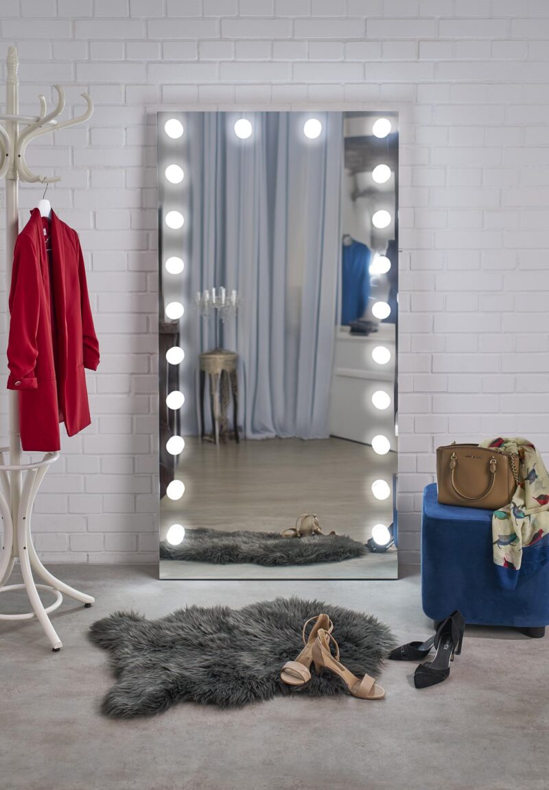 Seinapeegel PEARIN, hõbedane