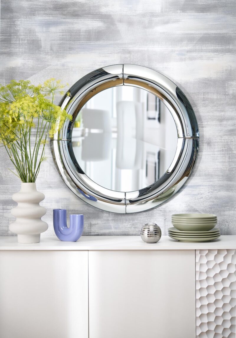 Seinapeegel MOIRA, hõbedane