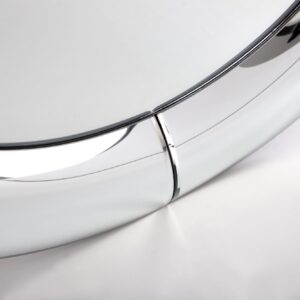 Peegel IVORY, hõbedane