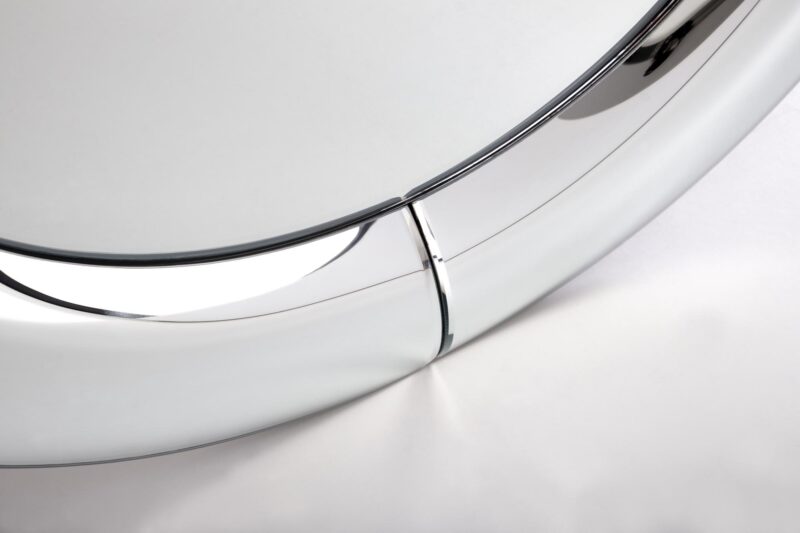 Peegel IVORY, hõbedane