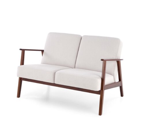 Diivan MILAVOR S, hele beež/ tume pähkel