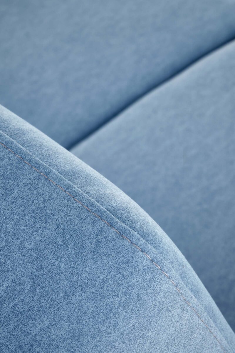 Diivan MILAVOR 2S, sinine / tume pähkel