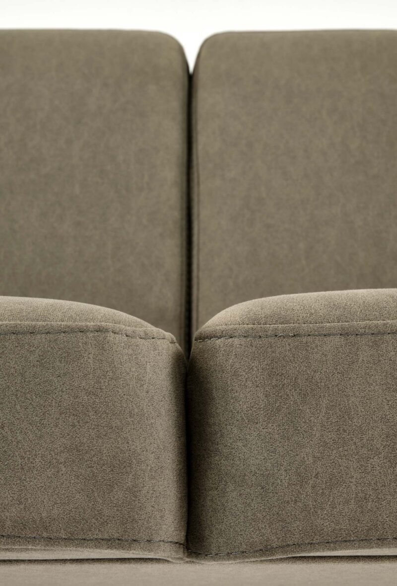 Diivan MILAVOR 2S, oliiv / tume pähkel