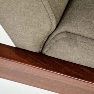 Diivan MILAVOR 2S, oliiv / tume pähkel