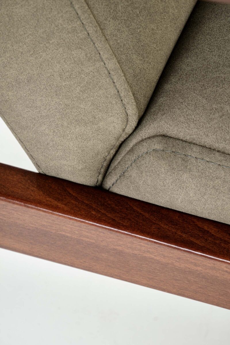 Diivan MILAVOR 2S, oliiv / tume pähkel