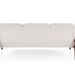 Diivan MILAVOR 3S hele beež/ tume pähkel