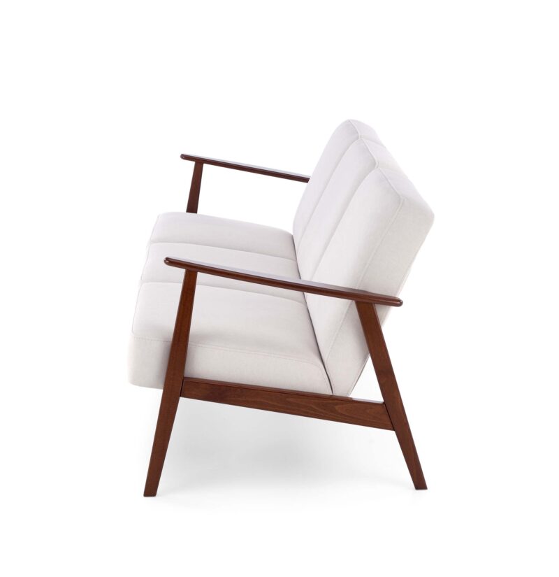 Diivan MILAVOR 3S hele beež/ tume pähkel