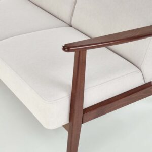 Diivan MILAVOR 3S hele beež/ tume pähkel