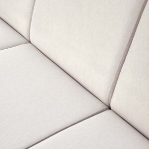 Diivan MILAVOR 3S hele beež/ tume pähkel