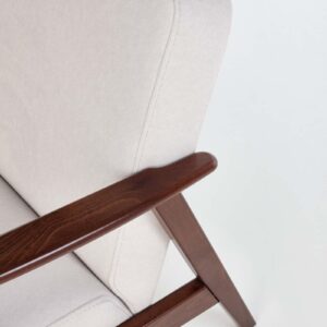 Diivan MILAVOR 3S hele beež/ tume pähkel