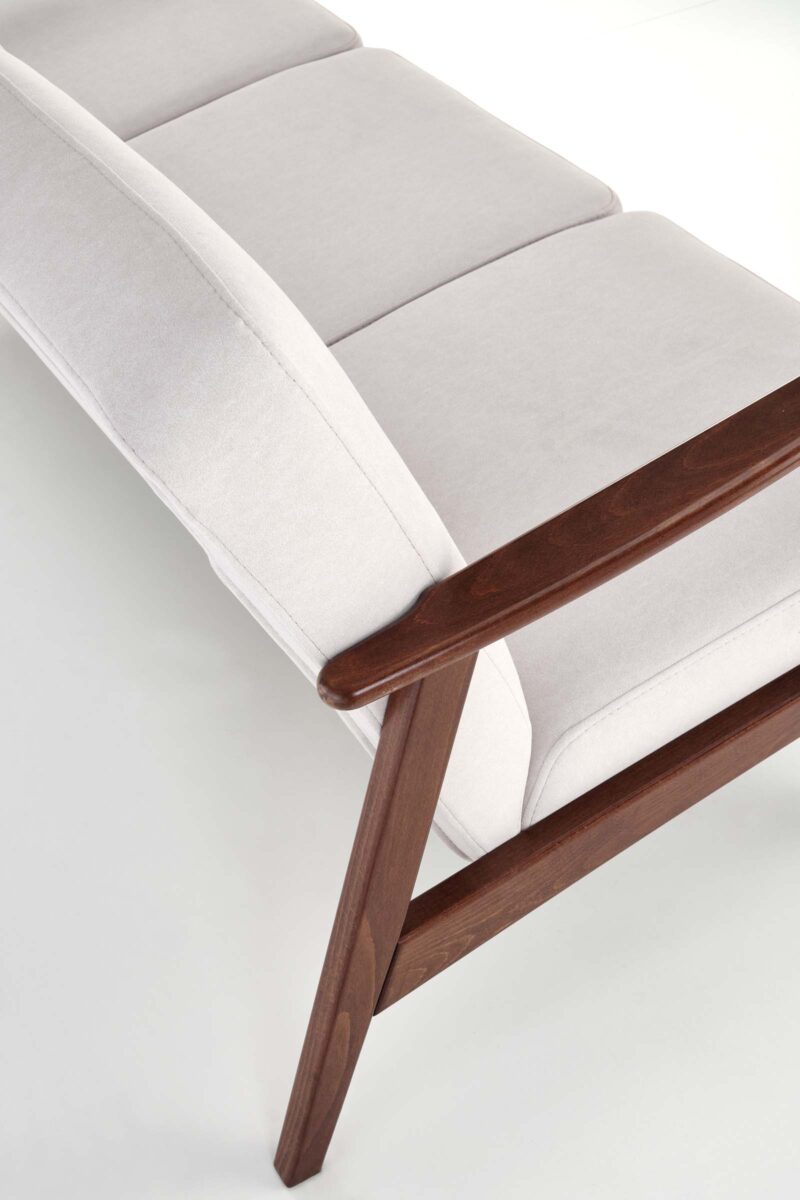 Diivan MILAVOR 3S hele beež/ tume pähkel