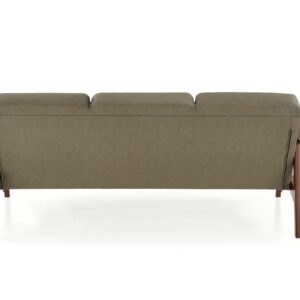 Diivan MILAVOR 3S, oliiv / tume pähkel