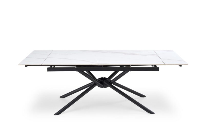 Pikendatava söögilaud VITORINA, valge marmor