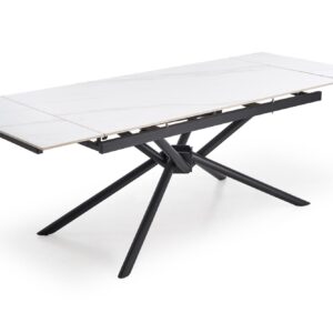 Pikendatava söögilaud VITORINA, valge marmor