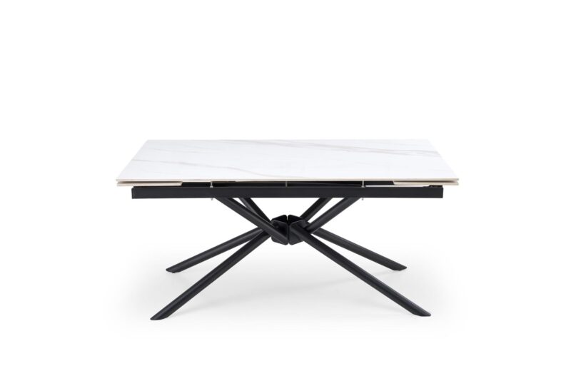 Pikendatava söögilaud VITORINA, valge marmor