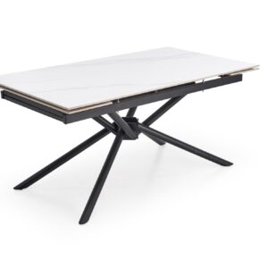 Pikendatava söögilaud VITORINA, valge marmor