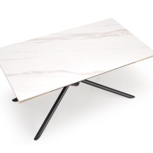 Pikendatava söögilaud VITORINA, valge marmor