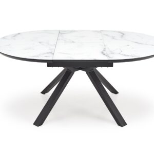 Pikendatav söögilaud VERTI, valge marmor