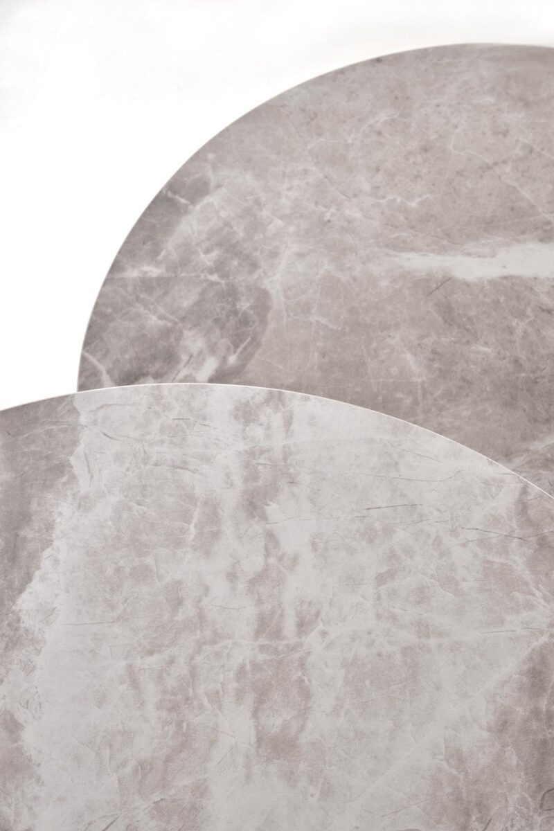 Kohvilaud ITAKA, hall marmor / grafiit