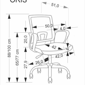 Kontoritool ORVEST, mitmevärviline