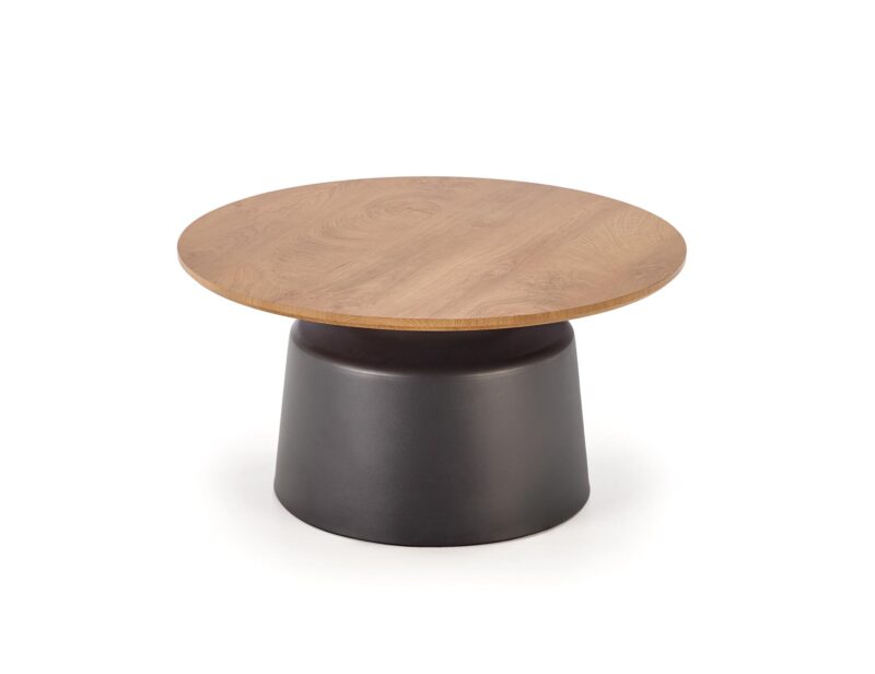 Kohvilaua komplekt MALION, naturaalne / must