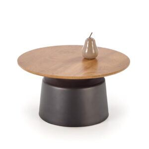 Kohvilaua komplekt MALION, naturaalne / must