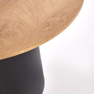 Kohvilaua komplekt MALION, naturaalne / must