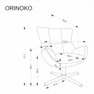 Pöörlev tugitool ORVIA, beež