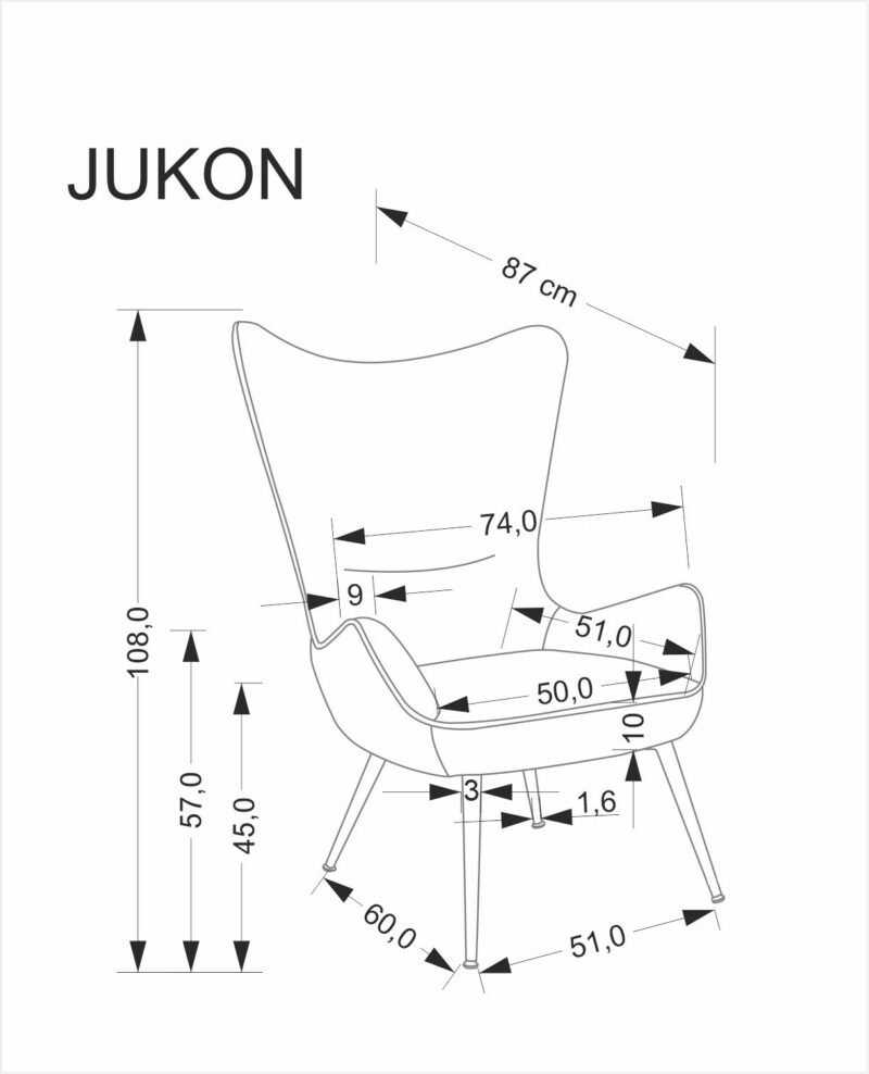 Tugitool JUKON, hall