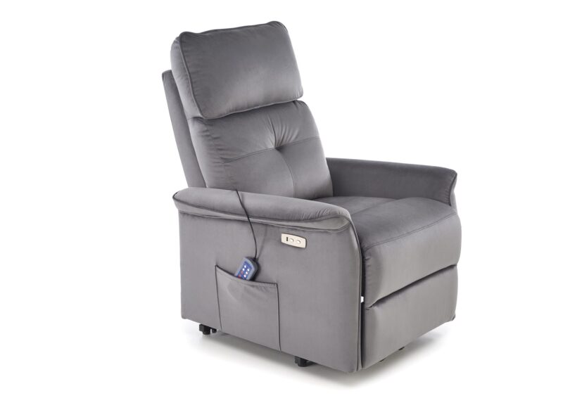 Tugitool SEMIIR 2 elektriline recliner + massaaž, hall