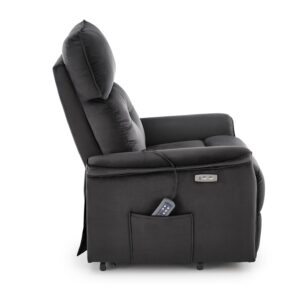 Tugitool SEMIIR 2 elektriline recliner + massaaž, must