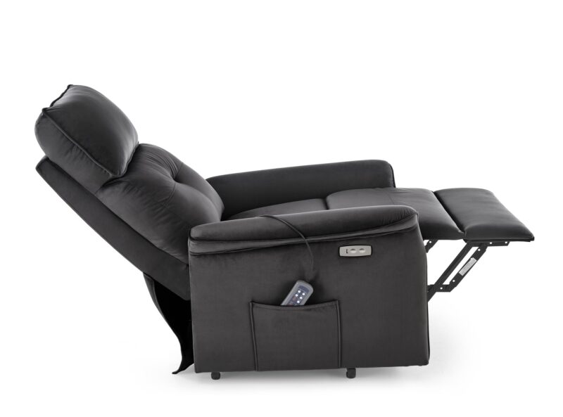 Tugitool SEMIIR 2 elektriline recliner + massaaž, must