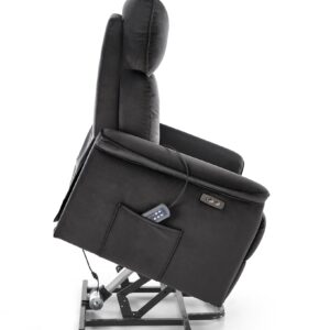 Tugitool SEMIIR 2 elektriline recliner + massaaž, must