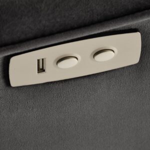 Tugitool SEMIIR 2 elektriline recliner + massaaž, must