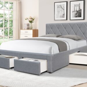 5905248135130_1 Voodi ALVIA 140x200, sahtlitega