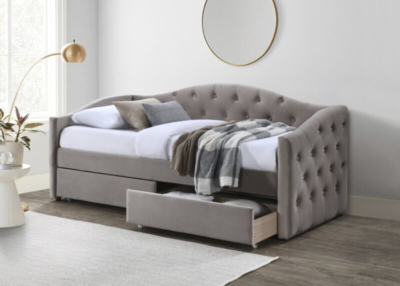 5905248135260_1 Voodi ALOH, sahtlitega, beež