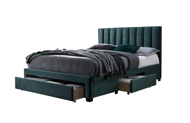 Voodi GRACE, tume roheline