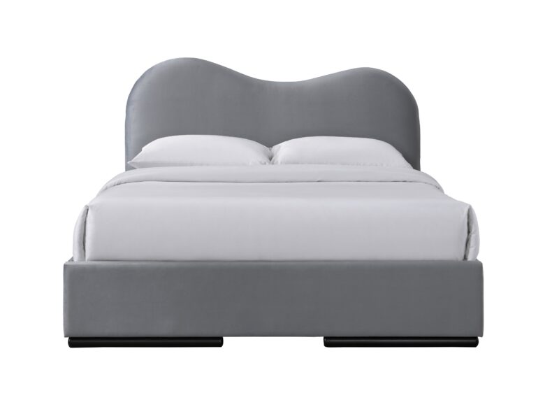 Voodi AMBRIA 160x200, hall / kummutiga